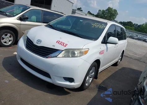 2012 Toyota Sienna Le V6 8 Passenger из США, поврежденный, VIN 5TDKK3DC5CS270609